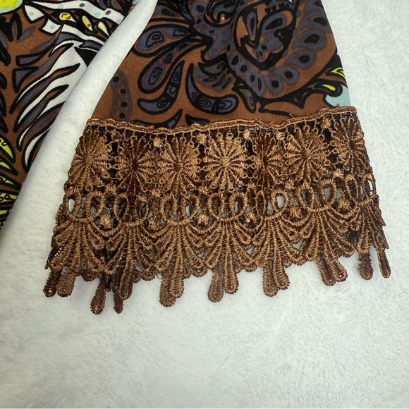 Lady’s World Paisley Bell Sleeve Dress - Picture 7 of 7